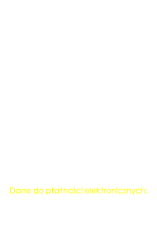 Centrum Swobodna Przestrzeń tel. 22 78 38 123 kom. 660 487 921 Godziny otwarcia: Restauracja La Veranda Verde: pon-pt - 12:00 - 22:00 sob, nd i święta - 10:00 do ostatniego klienta. Obiekt sportowy: pon-pt - 10:00 - 22:00 sob, nd i święta - 8:00 - 22:00 Zapraszamy Państwa przez cały rok oprócz następujących świąt: 1 stycznia Święta Wielkanocne 1 listopada 25-26 grudnia recepcja@swobodnaprzestrzen.pl Dane do płatności elektronicznych: Centrum Swobodna Przestrzeń Sp z o o 05-074 Halinów, Cisie ul. Lazurowa 1 88 2130 0004 2001 0691 4089 0001 